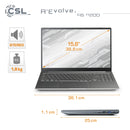 Notebook CSL R'Evolve C15 v3 Windows 11 Pro | Intel N200 | 32GB RAM  | 1000GB SSD