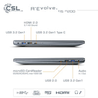 Notebook CSL R'Evolve C15 v3 Windows 11 Pro | Intel N200 | 32GB RAM  | 1000GB SSD