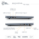 Notebook CSL R'Evolve C15 v4 Windows 11 Pro | Intel N100 | 8GB RAM  | 1000GB SSD