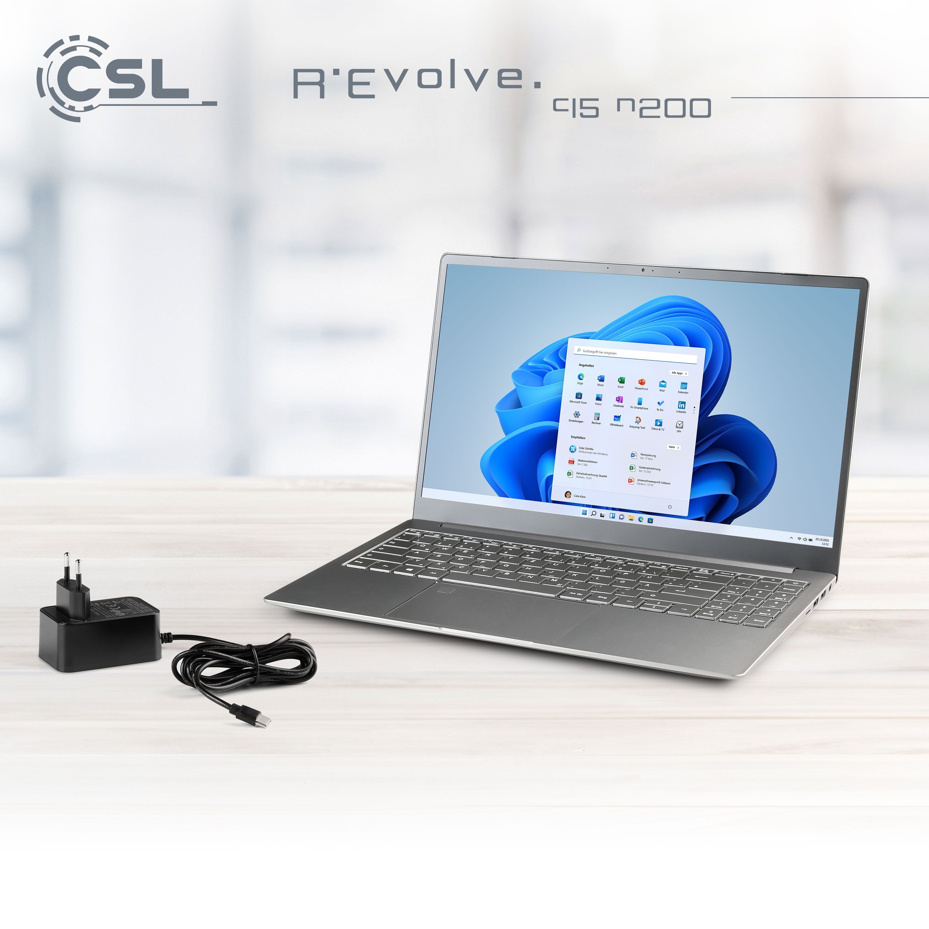 Notebook CSL R'Evolve C15 v3 Windows 11 Pro | Intel N200 | 32GB RAM  | 1000GB SSD