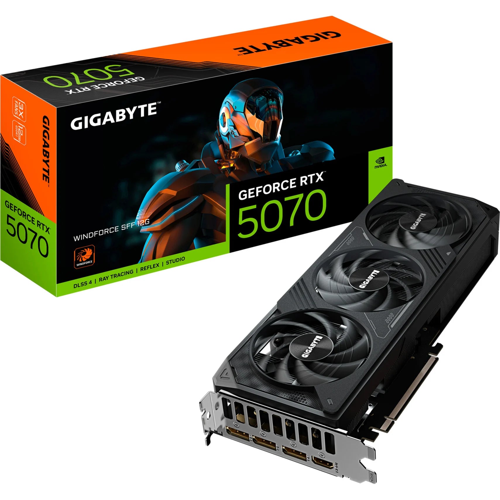 Gigabyte RTX5070 Windforce 12GB GDDR7 HDMI 3xDP