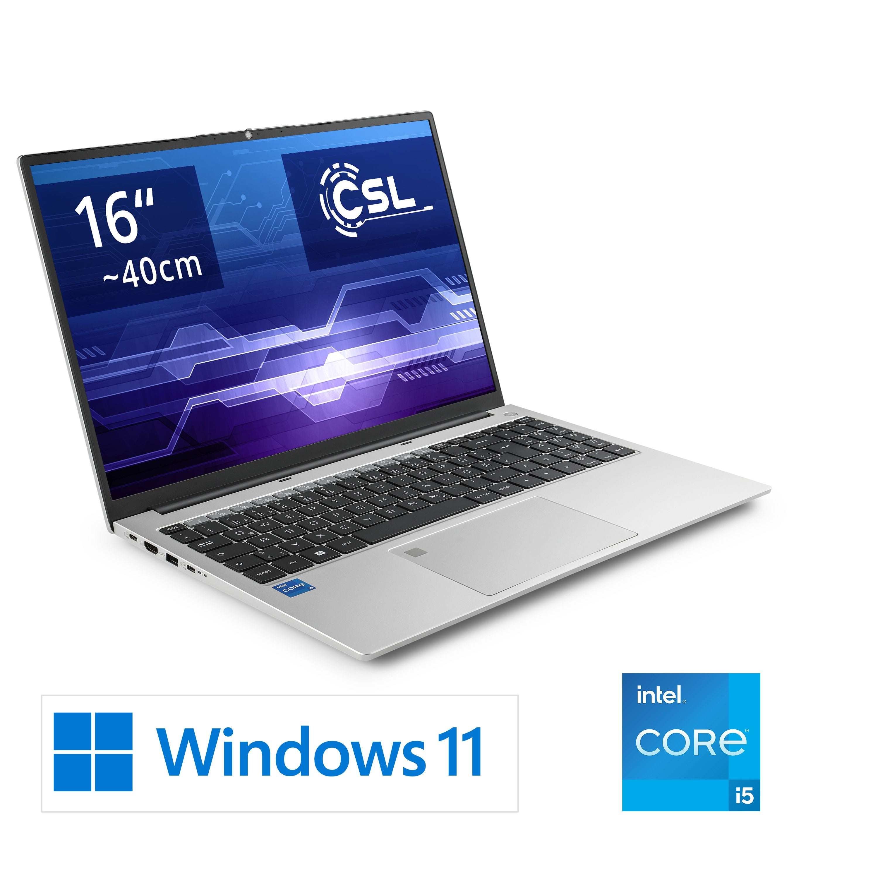 Notebook CSL R'Evolve C16 | Windows 11 Home | Intel Core i5 1235U | 32GB RAM | 1000GB SSD
