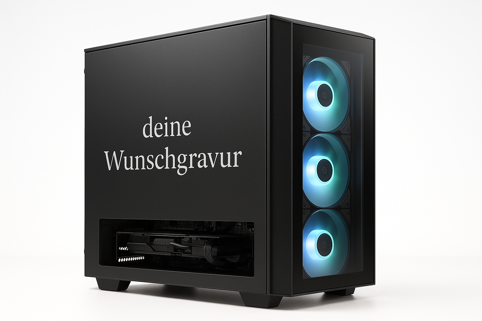 die gravur soll den text "deine Wunschgravur" enthalten